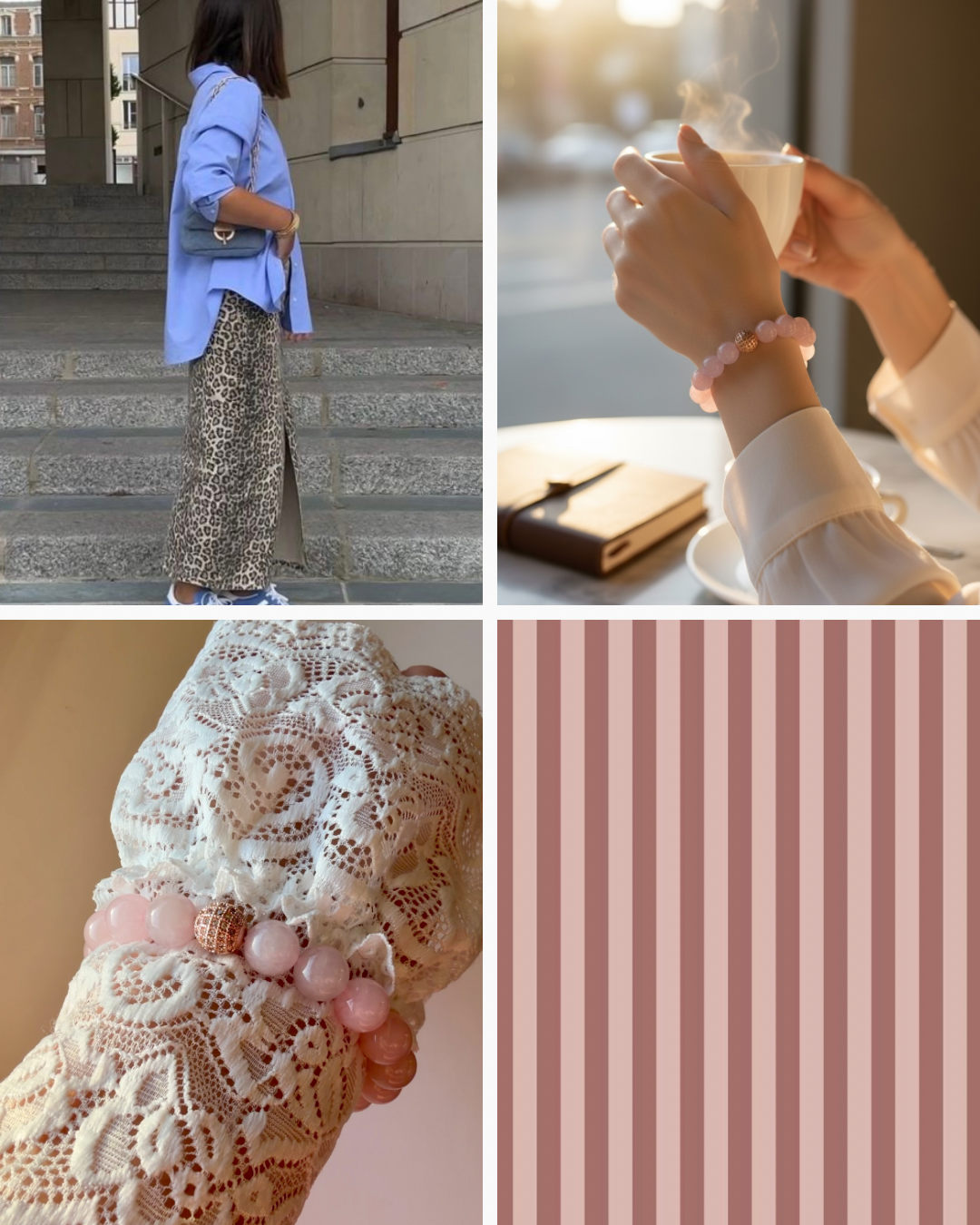 apyrankė "rožinis kvarcas" apyrankė "rožinis kvarcas"